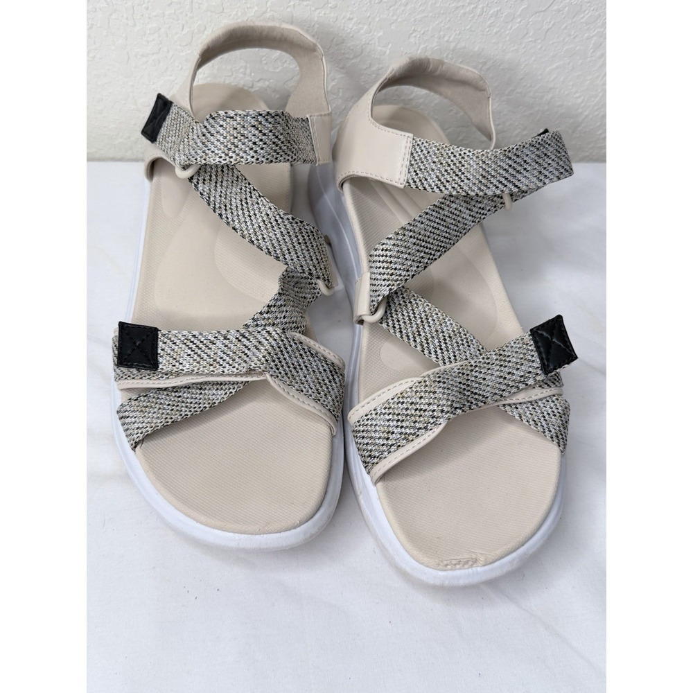 AETREX Marz Adjustable Sport Sandals Womens US 9.5 Neutral Strappy